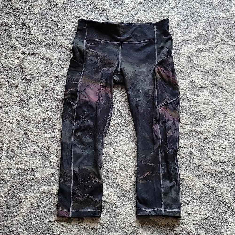 Lululemon Speed Up Crop 21" 6 Radiant Multi Color - Picture 6 of 13